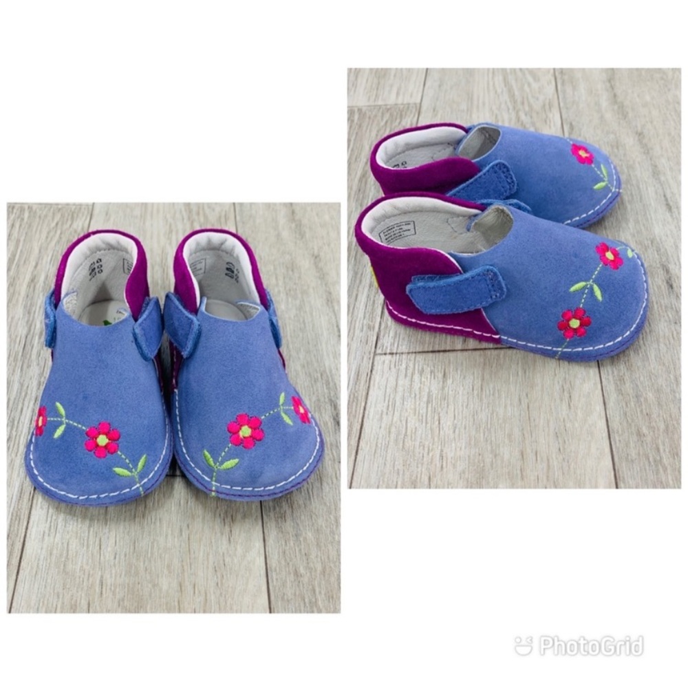PIPIT Flower Lilac Fuchsia Suede Walkers